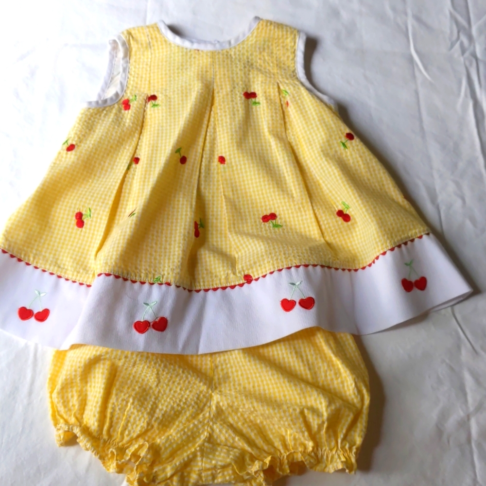 Yellow baby dress